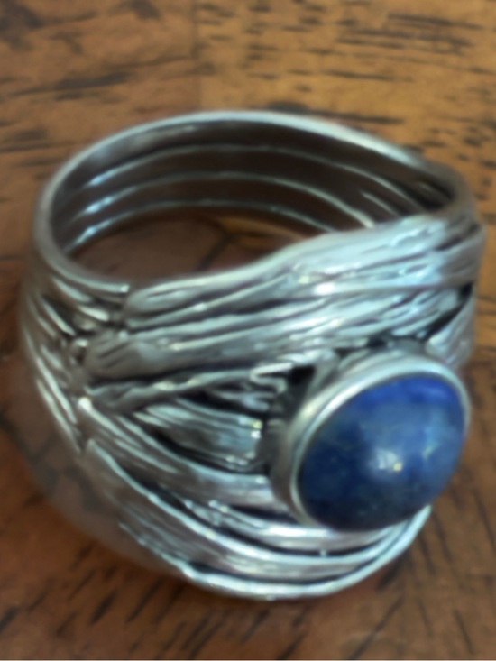 BBJ Jewelry - Artesian Hamdmade BBJ Sterling Lapis Lazuli Ring